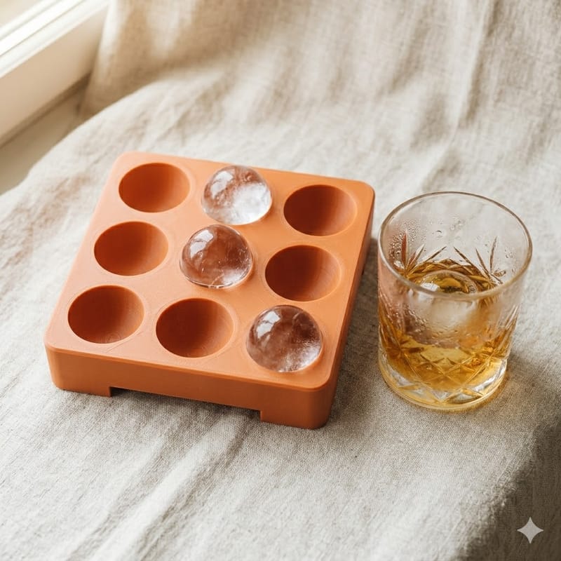 Multi-cavity tray mold for ice cubes and small batch casts
