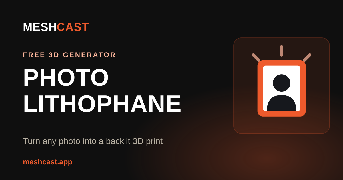 Example lithophane
