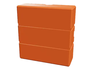 Rubber-band grooves: The bands sit in them and cannot slip off.