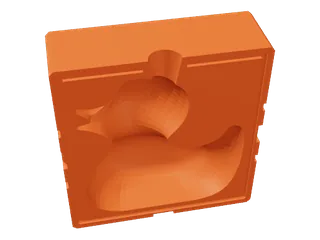 1 hole: Over the highest point of the model.