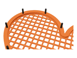 Filament pins: A piece of 1.75 mm filament through both rims.