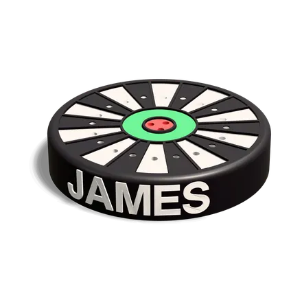 The dart holder as generated in the Meshcast 3D preview.